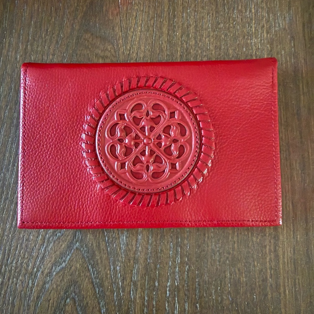Brighton Ferrara Gabriella Red Medallion Tassel Tote & Wallet for Valentines Day - Picture 6 of 7